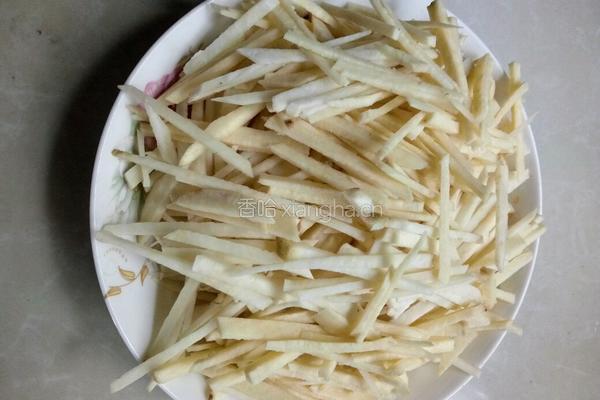 芍丝红薯的做法图解2