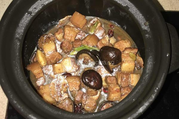 香菇烧肉的做法图解8