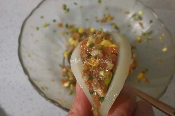 萝卜酿肉的做法图解7