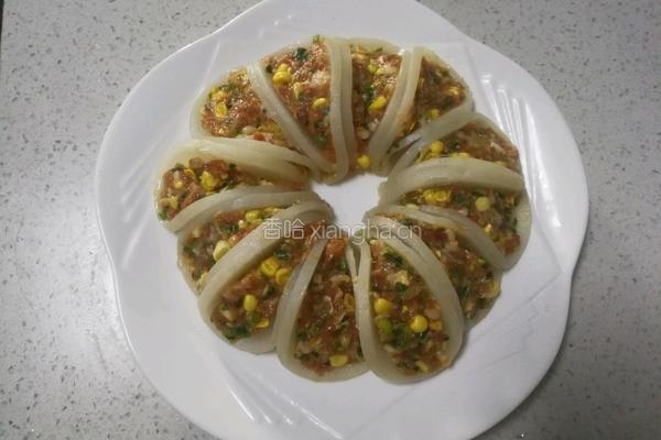 萝卜酿肉的做法图解8