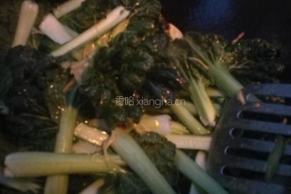 [家常菜]清炒塔菜的做法图解7