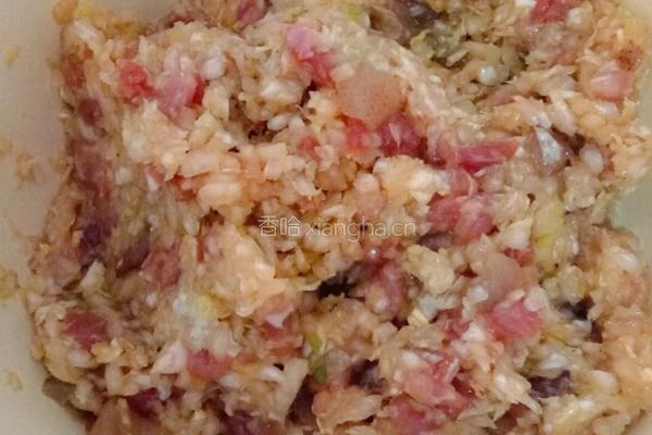 白菜猪肉虾仁饺和白菜猪肉海参饺的做法图解5