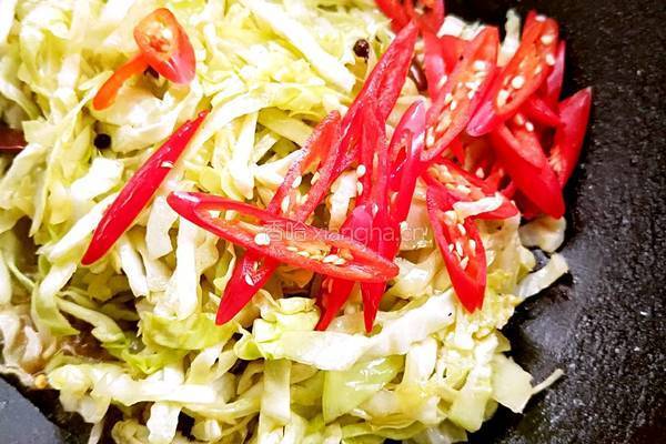 醋溜包菜的做法图解7
