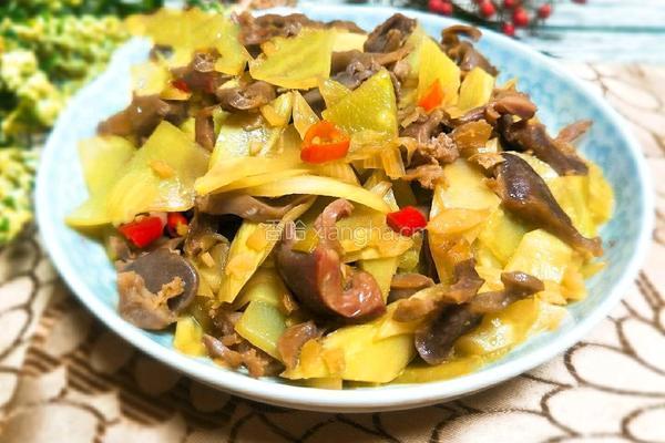 青笋炒鸡胗的做法图解9