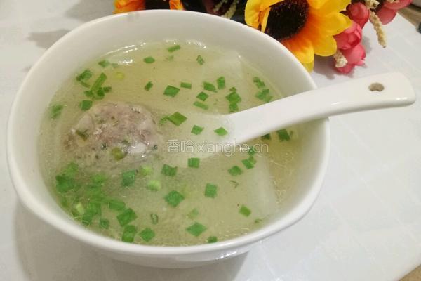 肉丸萝卜汤的做法图解7