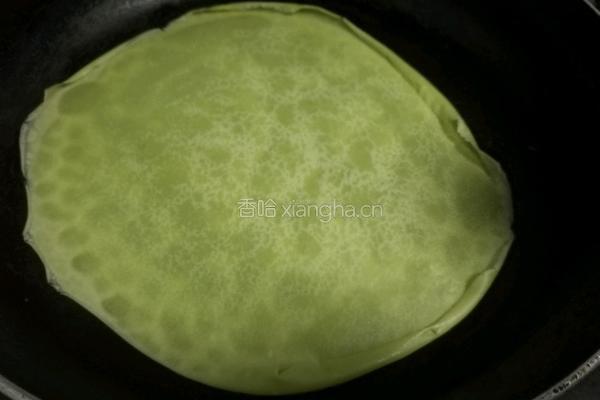 抹茶蜜豆毛巾卷的做法图解7
