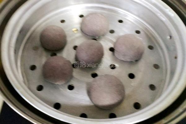 黑米芝麻包的做法图解14