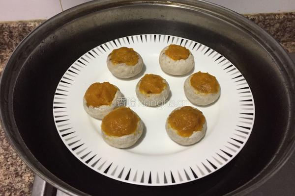 南瓜酿口蘑的做法图解5