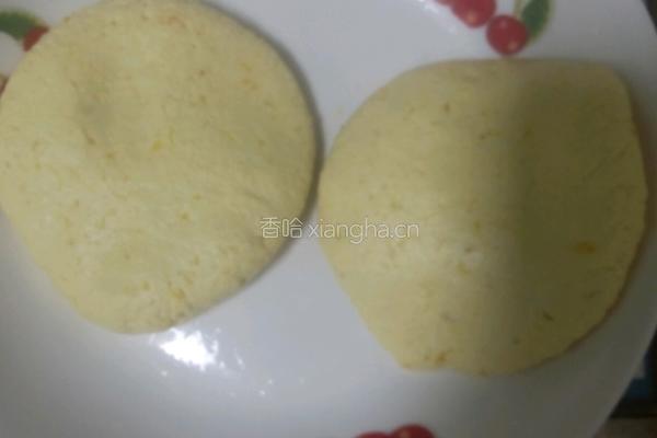 南瓜豆沙饼的做法图解7