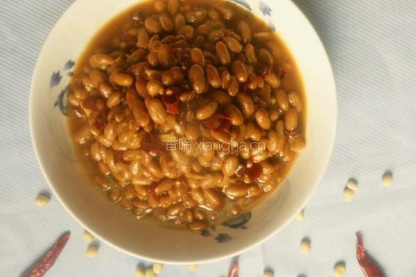 茄汁黄豆(辣豆)一豆两吃辣的做法图解8