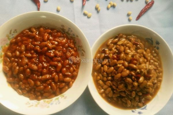 茄汁黄豆(辣豆)一豆两吃辣的做法图解9