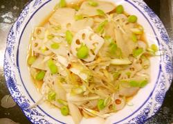 鲁菜大师蒋家菜菜品凉拌麻藕片