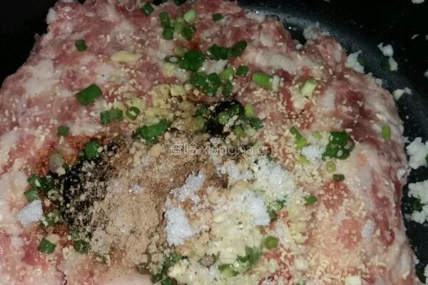 肉丸子的做法图解4