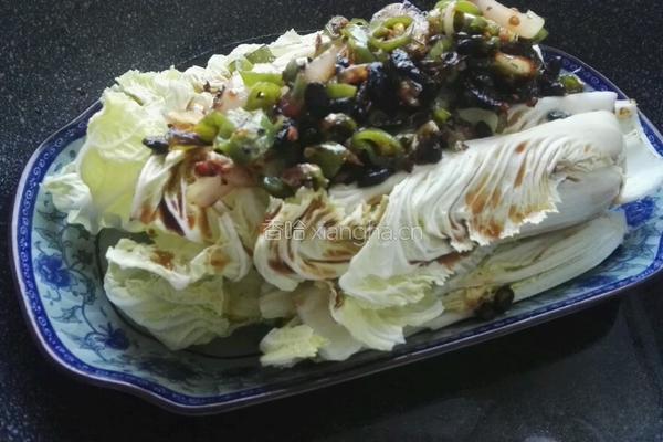 白菜椒豆鼓的做法图解4