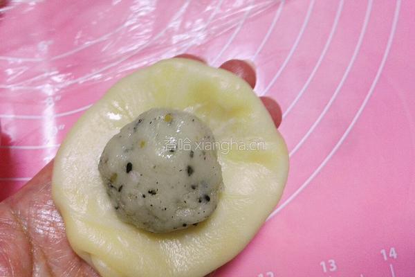 玉米油版老婆饼的做法图解15