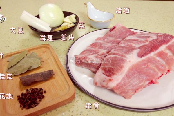 韩式芝士排骨的做法图解1