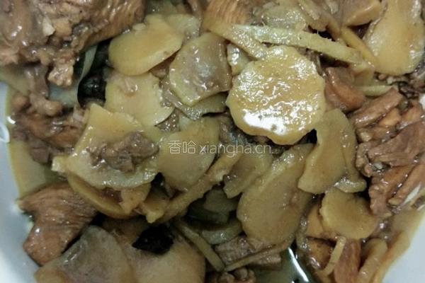 鸡肉炖土豆干的做法图解4