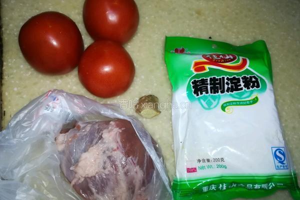 番茄肉片汤的做法图解1