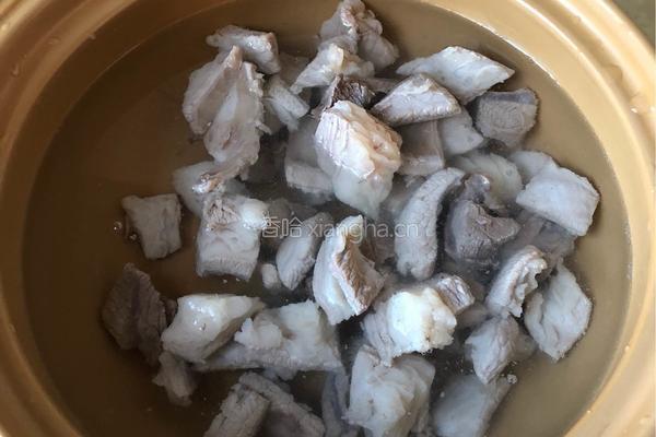萝卜牛腩汤的做法图解5