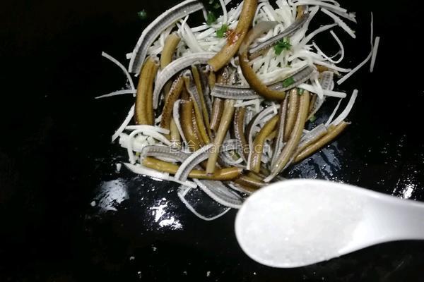 炒鳝丝的做法图解15
