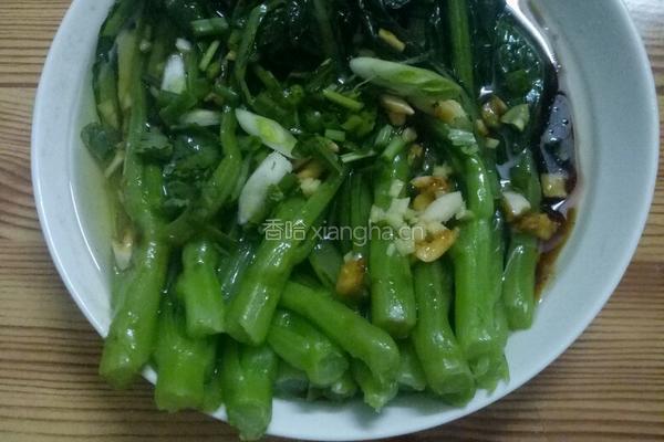 白灼菜心的做法图解9