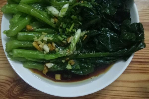 白灼菜心的做法图解10