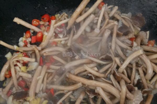茶树菇鸡柳的做法图解8