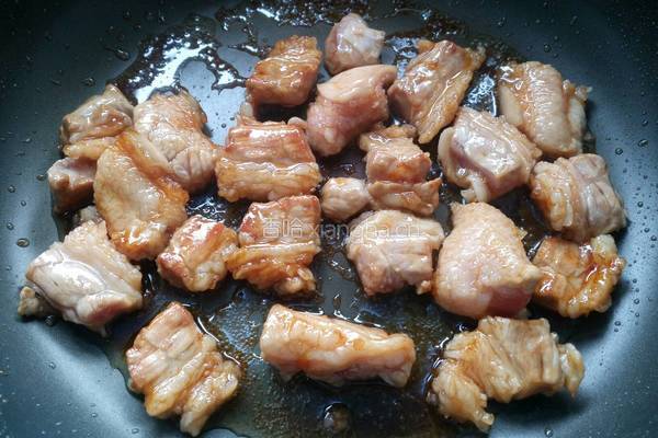 豆泡烧肉的做法图解6
