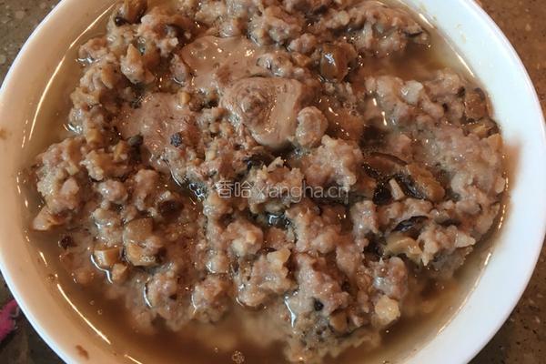 香菇莲藕蒸肉的做法图解8