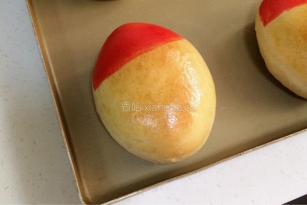 圣诞老人小餐包的做法图解22