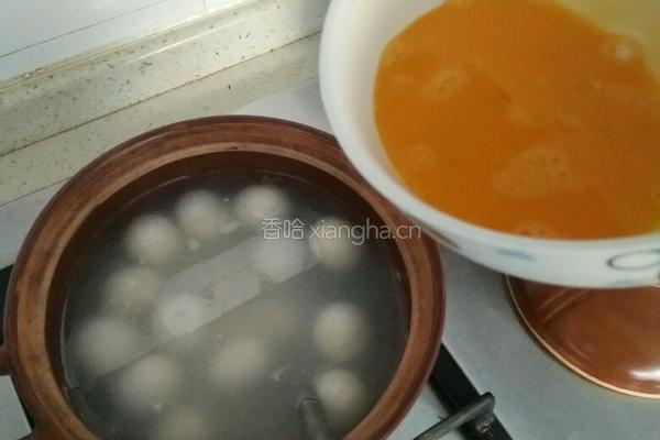 酒酿汤圆的做法图解4