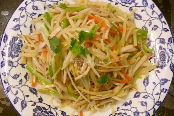 鲁菜大师孔府菜蒋家菜爆炒八丝的做法图解4