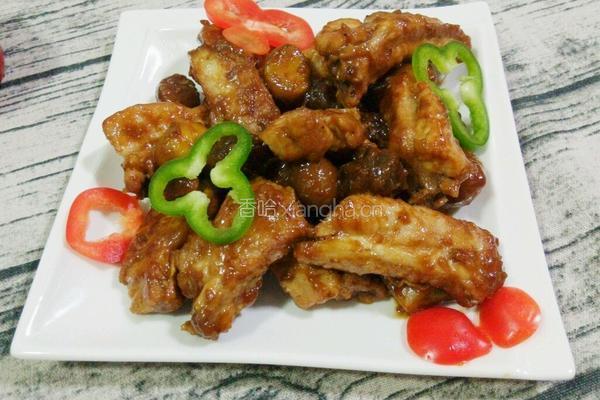 话梅栗子烧小排的做法图解1