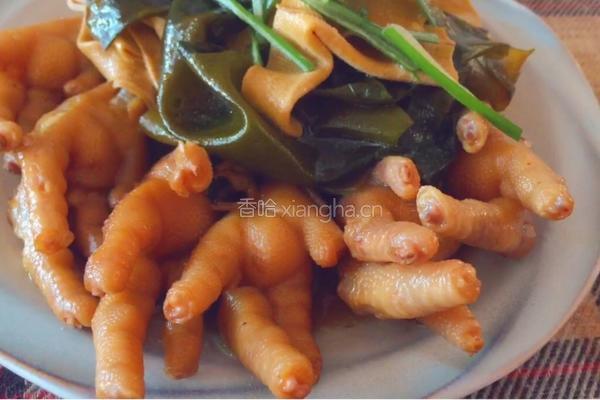 鸡爪烧海带豆腐皮的做法图解8