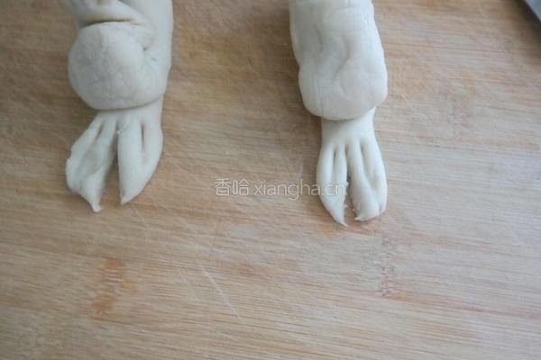 面团兔子的做法图解5