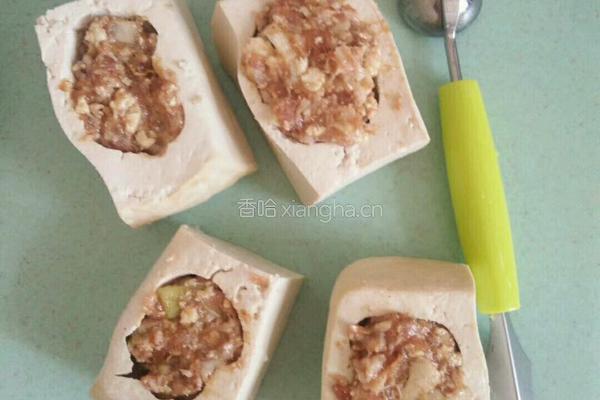 家常猪肉酿豆腐的做法图解5