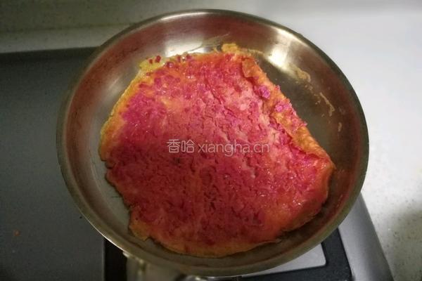火龙果皮蛋卷的做法图解9