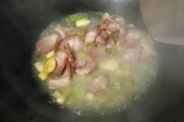 彩椒炒腊肉的做法图解8