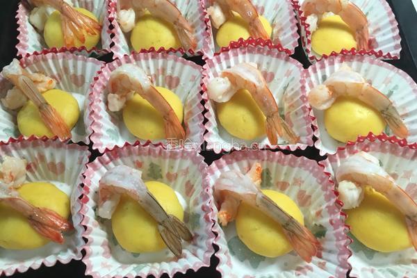 芝士薯球烤虾的做法图解8