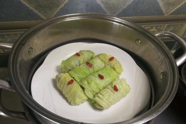 猪肉白菜卷的做法图解8
