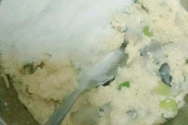 海蛎豆腐鸡蛋饼的做法图解3