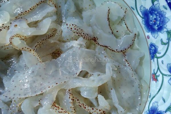 蒜苔拌海蜇的做法图解3