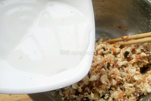 宝宝香菇酿的做法图解9