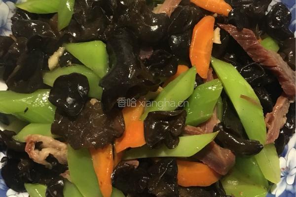叉烧炒三素的做法图解4