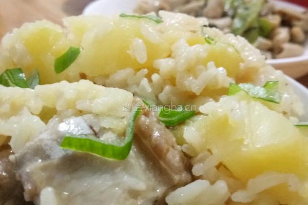 土豆排骨焖饭的做法图解7