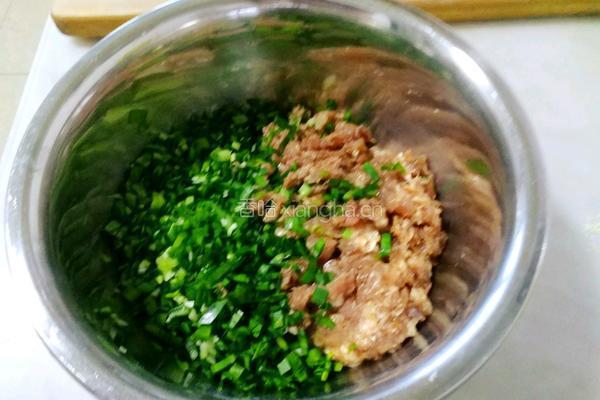 韭菜肉蒸饺的做法图解6