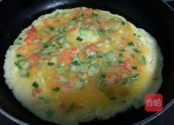 杂蔬鸡蛋饼的做法图解5