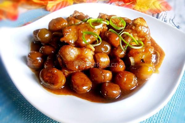 话梅栗子烧小排的做法图解11