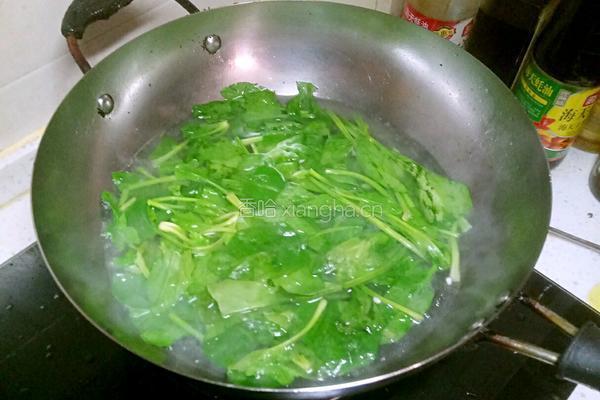 鲁菜大师蒋家菜蛋皮波菜金针菇的做法图解2