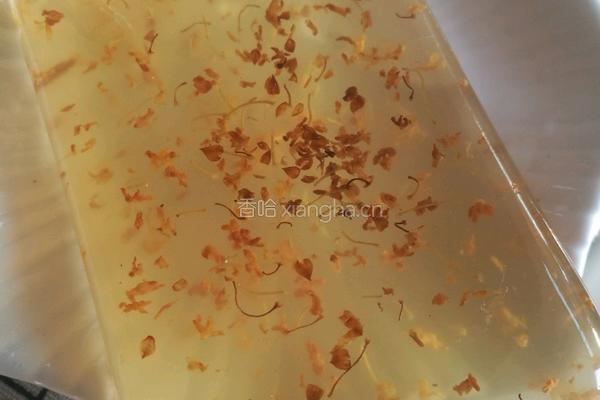 水晶桂花糕的做法图解3